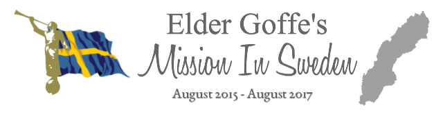 Elder Goffe's Sweden Stockholm Mission